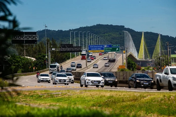 Concessionária registra a passagem de 3,2 milhões de veículos na BR-101