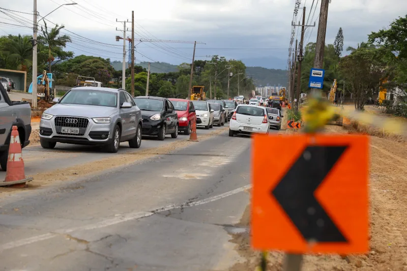 Obras de revitalização na Avenida Luiz Lazzarin em Criciúma estão 75% concluídas