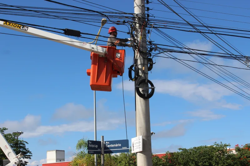 Prefeitura de Criciúma realiza mutirão de manutenção da iluminação pública