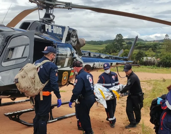 BRAÇO DO NORTE: Acidente em pista de motocross deixa homem fica ferido