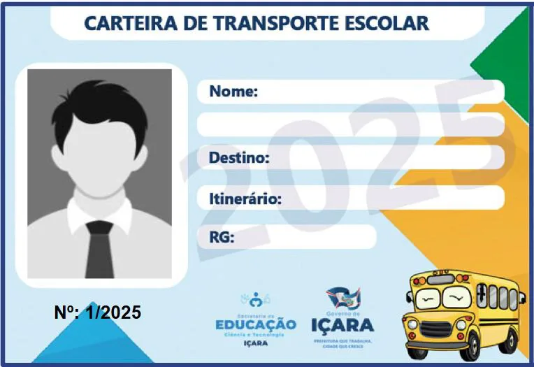Içara: universitários já podem acessar a Carteira de Transporte Escolar