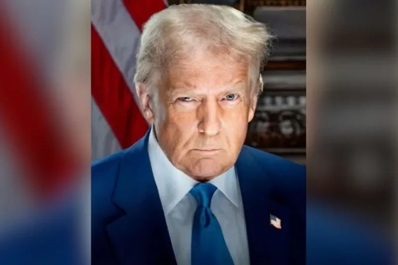 Trump Revela Retrato Oficial Como 47º Presidente: Estratégia ou Confirmação de Ambições?