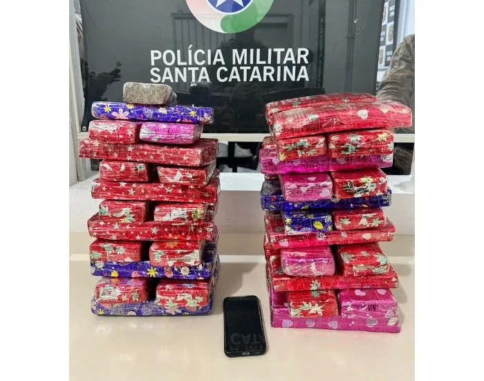 PM apreende quase 30 kg de maconha que seriam distribuídos