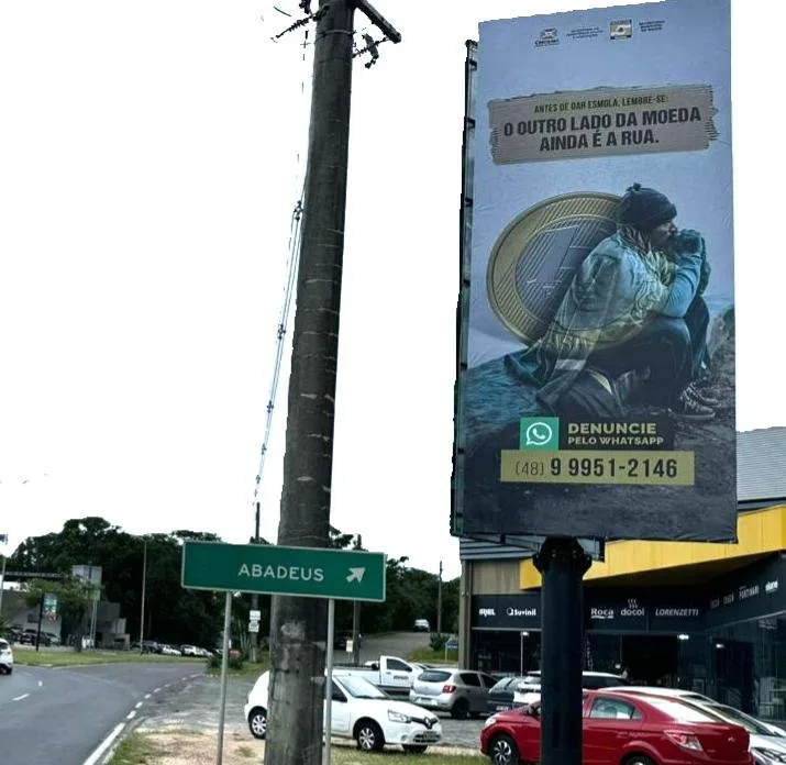 Governo de Criciúma reforça campanha de conscientização sobre a prática de dar esmolas e alternativas de apoio social
