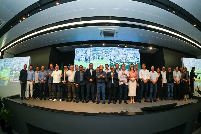 Jorginho Mello reforça parceria com a AMREC e anuncia investimentos para Criciúma e região