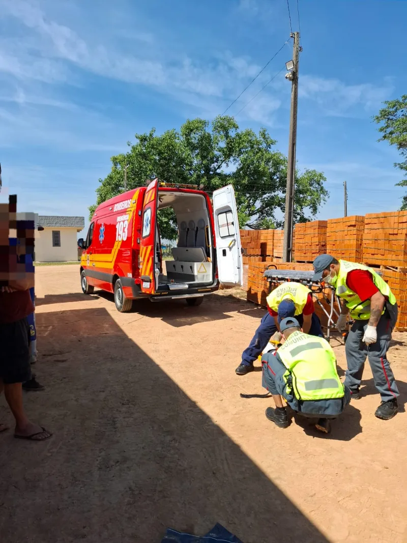 Trabalhador sofre queda de quatro metros em Morro da Fumaça
