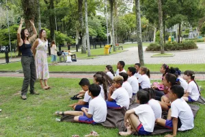 Diretoria de Meio Ambiente reúne estudantes da Rede Municipal em ação educativa sobre o Dia da Água