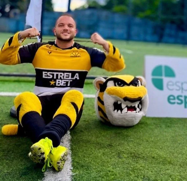 Interprete do Mascote Tigrão, Leko Batista sai do Criciúma