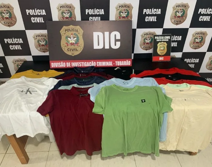 DIC identifica receptador e recupera roupas furtadas de lojas