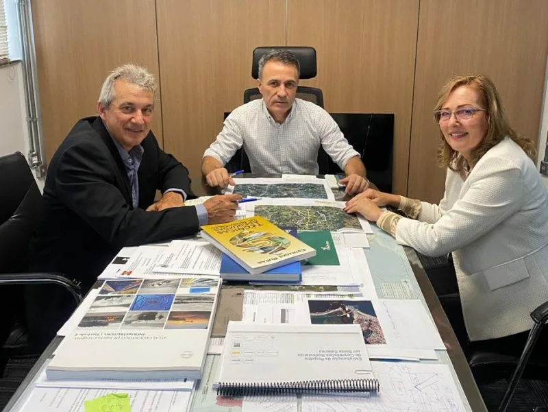 Na Capital, prefeita Stela solicita apoio ao projeto da Rodovia dos Mineiros de Urussanga