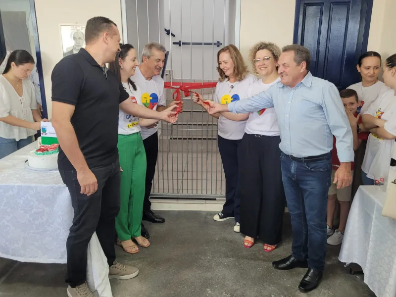 Governo de Urussanga reinaugura a Escola Municipal Vereador Rosalino Damiani