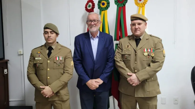 Prefeito e novo comandante da PM alinham prioridades para a segurança em Cocal do Sul