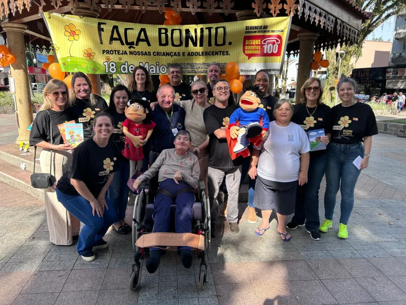 Urussanga realiza mobilização contra o abuso e à exploração sexual infantil