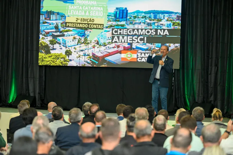 SC Levada a Sério: governador anuncia investimentos e realiza entregas na região de Araranguá