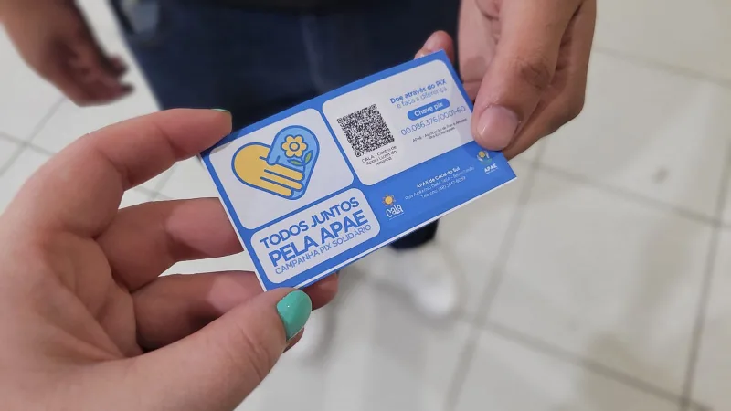 APAE de Cocal do Sul lança campanha "Pix Solidário" para enfrentar dificuldades financeiras
