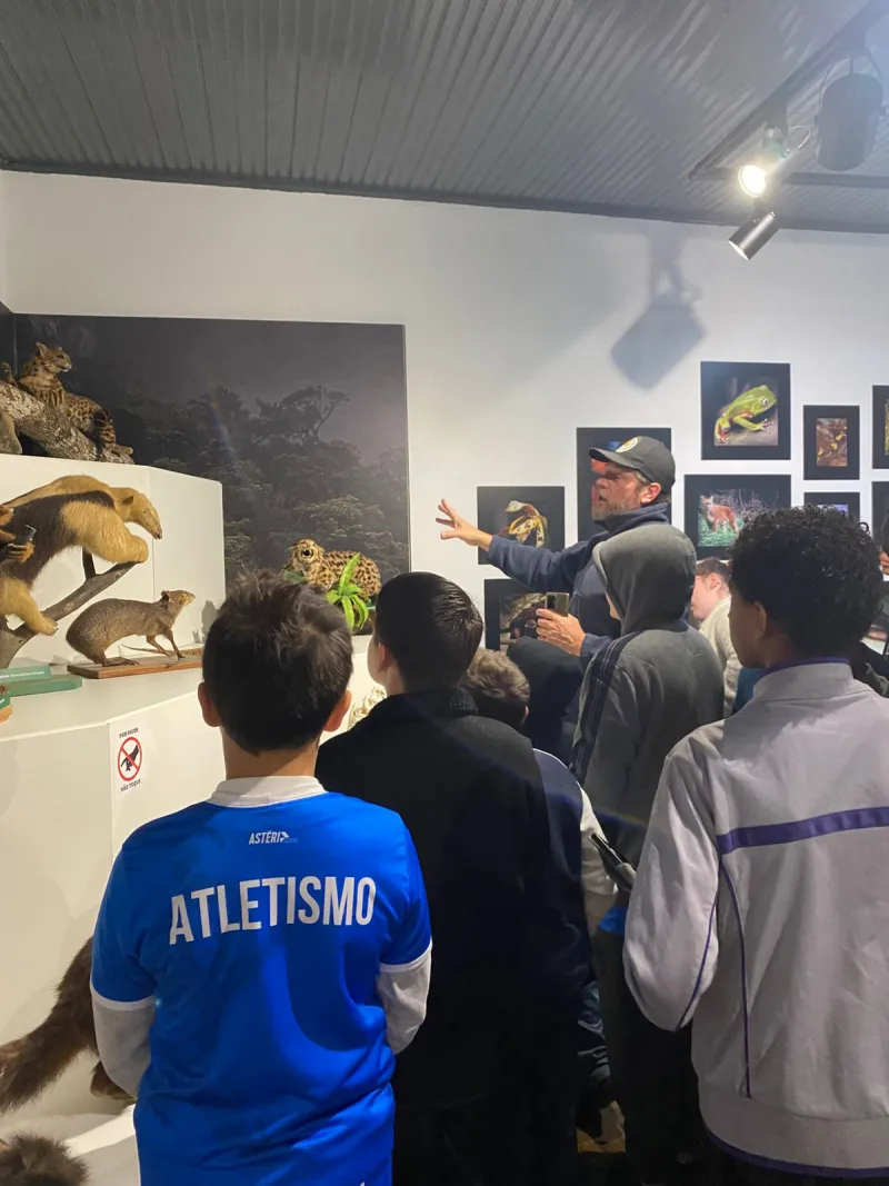 Alunos de Cocal do Sul visitam Reserva dos Felinos do Aguaí
