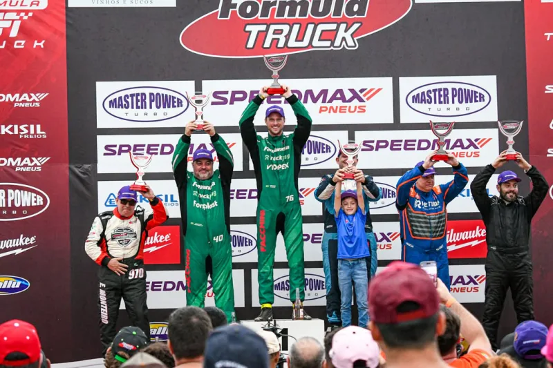 Fontanella Racing garante dobradinha no pódio na 5ª etapa da Fórmula Truck