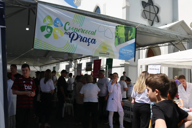 Coopercocal na Praça celebra o Dia do Cooperativismo com ações para toda a família no dia 5 de julho