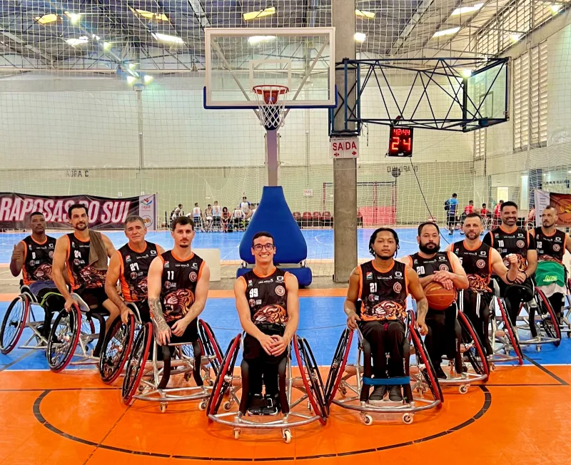 Equipe da FME Criciúma prepara estreia para o Estadual de Basquete em Cadeira de Rodas