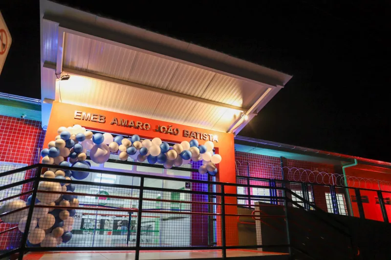 Escola Municipal Amaro João Batista é inaugurada na Grande Santa Luzia, em Criciúma