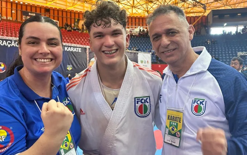 Atleta de Cocal do Sul garante vaga no Pan-Americano de Karatê