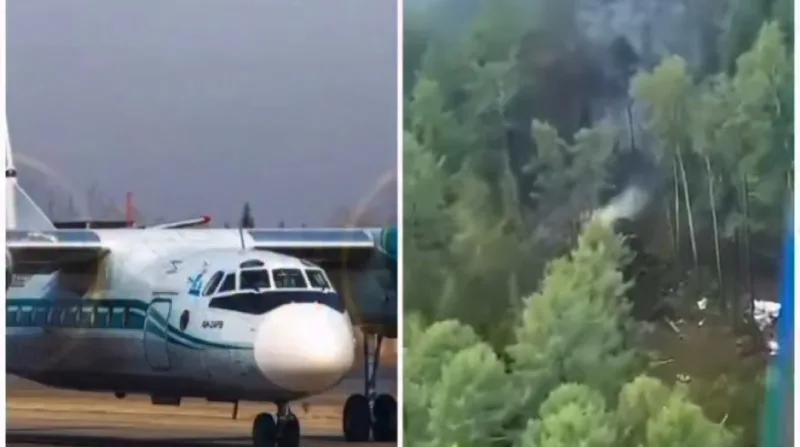 Avião com 49 pessoas a bordo cai na Rússia