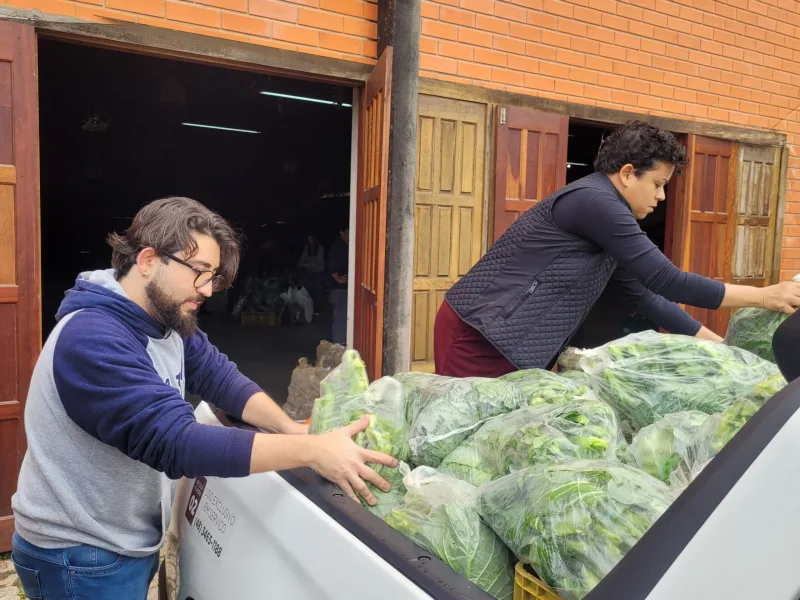 Alimentos são distribuídos para entidades e famílias em situação de vulnerabilidade em Urussanga