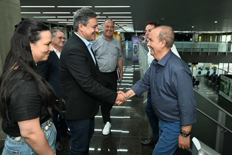 Governador Jorginho Mello e prefeito Vagner Espíndola discutem implantação de dois viadutos em Criciúma