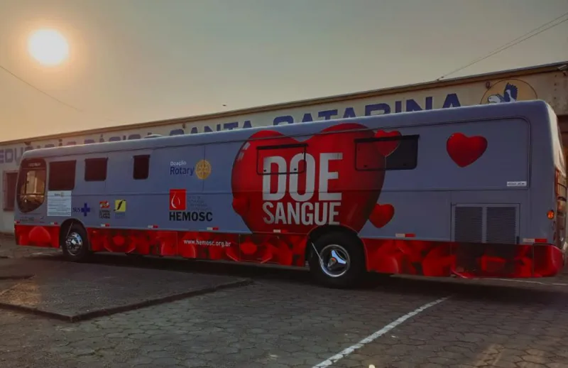 Siderópolis recebe ação de doação de sangue em parceria com o Hemosc