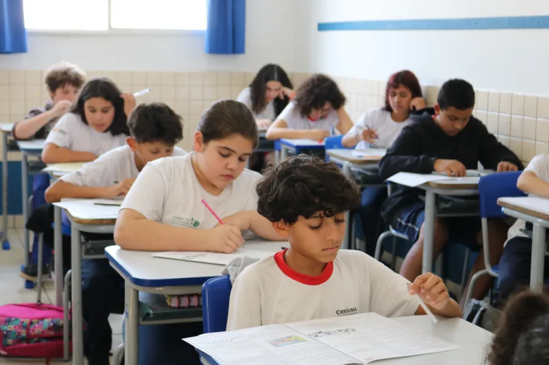 Estudantes realizam segunda prova do Prêmio Acic de Língua Portuguesa