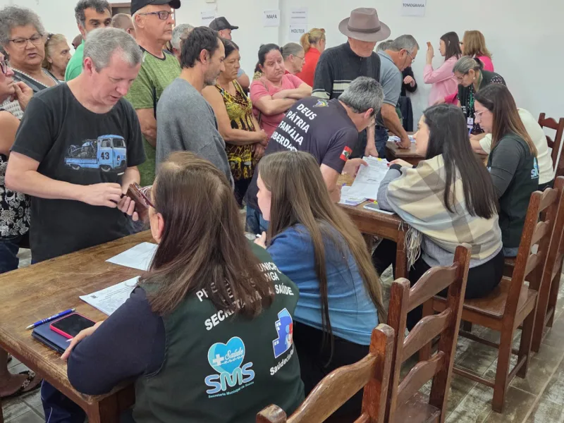 Urussanga reduz filas com a liberação de 1,4 mil exames na área da Saúde