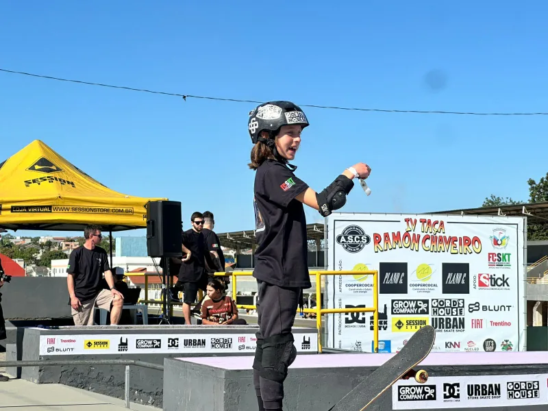 Taça Ramon Chaveiro de Skate reúne atletas e famílias em Cocal do Sul