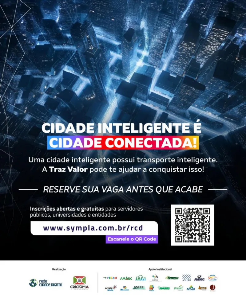 Amrec apoia o 8º Congresso Catarinense de Cidades Digitais e Inteligentes