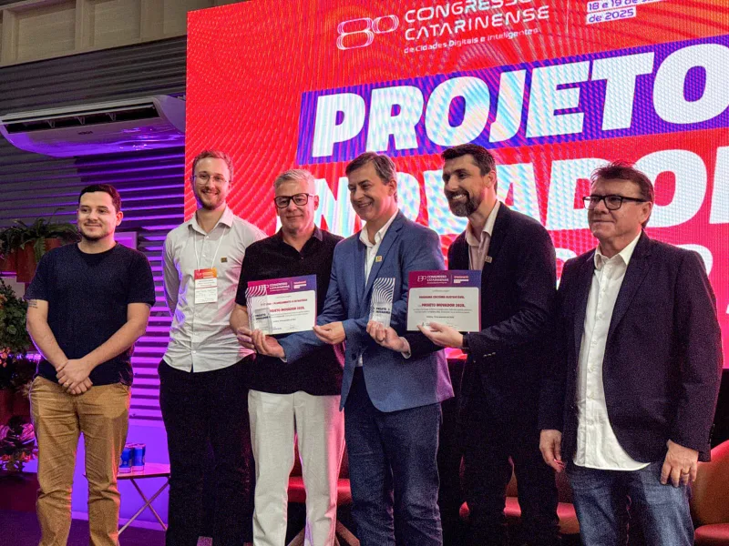 Criciúma encerra 8º Congresso Catarinense de Cidades Digitais e Inteligentes com três prêmios de inovação