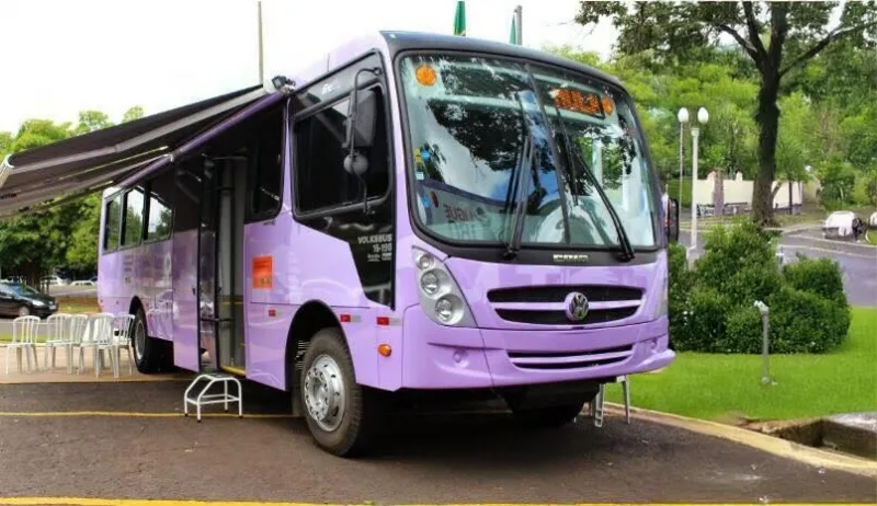 Ônibus Lilás chega a Cocal do Sul nesta quarta com atendimento especial às mulheres