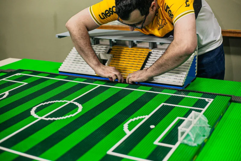 Criciúma terá versão em LEGO do Estádio Heriberto Hülse