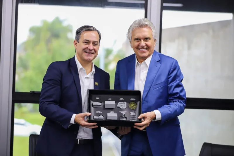 Criciúma recebe governador de Goiás para troca de experiências em gestão pública e inovação