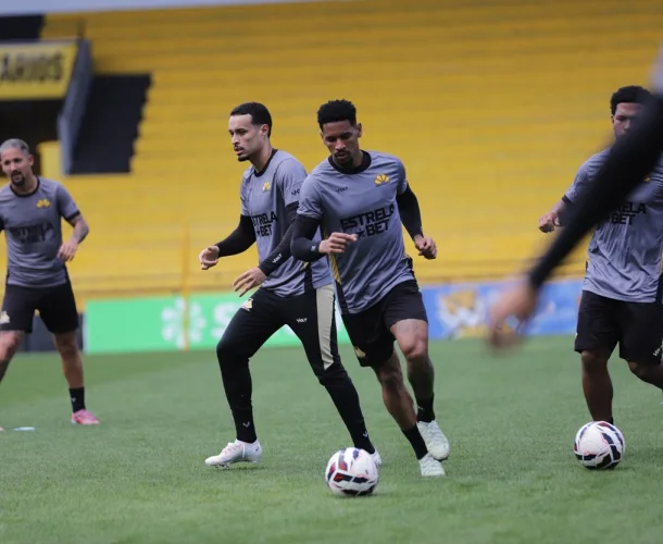 Tigre faz treinamento tático no Majestoso