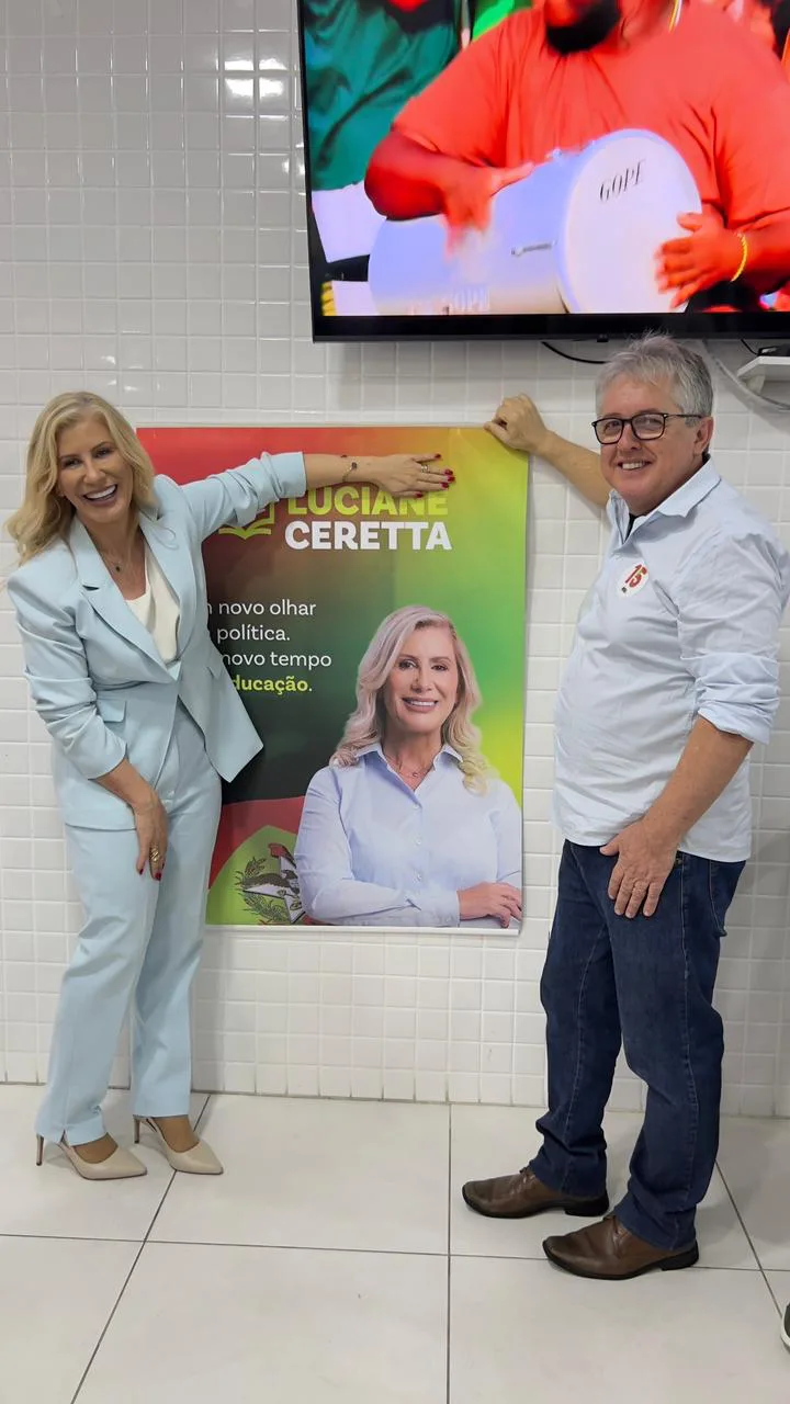 MDB corteja Luciane Ceretta, mas secretária reforça fidelidade a Jorginho Mello