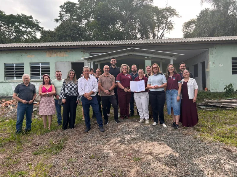 Obras vão ser retomadas na Escola Alda Brognoli Marcon em Urussanga