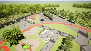 Parque Municipal Catarina Ghisi Serafim: com equipamentos únicos, projeto une lazer e esporte na Grande Santa Luzia