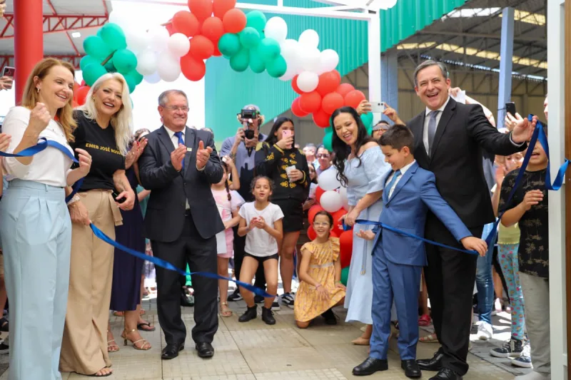 Educação que transforma: reforma e ampliação da EMEB José Rosso é entregue à comunidade da Quarta Linha