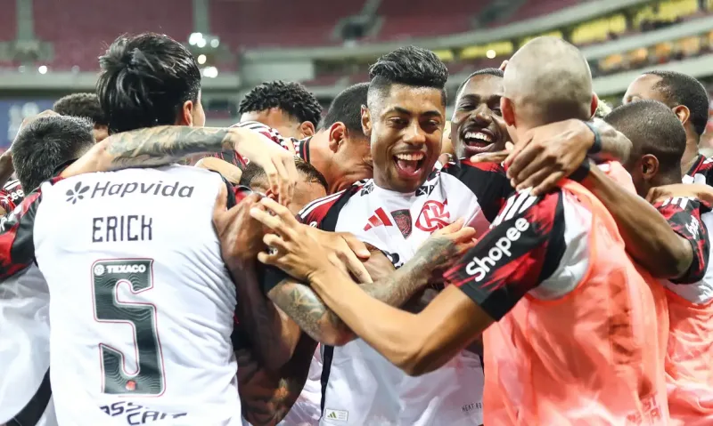 Santos vence o Palmeiras e Flamengo é no novo líder do Brasileirão