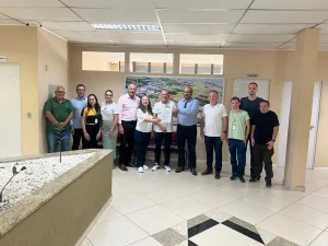 CIM-AMREC assina ordem de serviço para construção de novo galpão na usina de asfalto