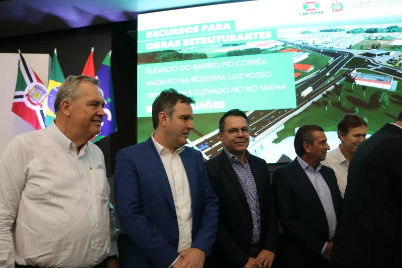 Na Acic, Governo do Estado anuncia investimentos para Criciúma