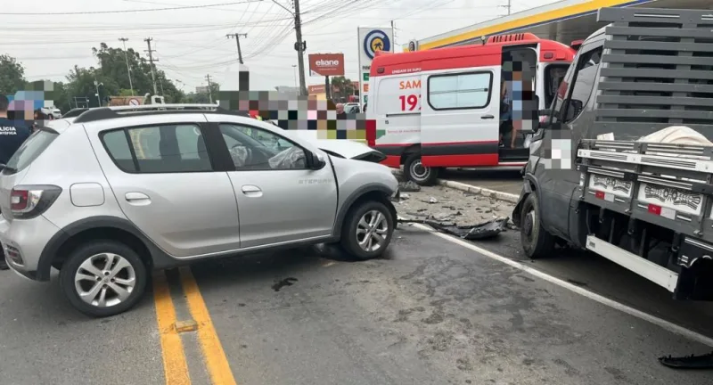 Choque entre carro e caminhão deixa vítima fatal em Cocal do Sul