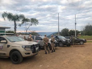 Furto em residência termina em perseguição em Jaguaruna