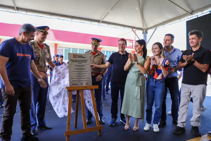 Governo de Criciúma realiza entrega do Posto Avançado do Corpo de Bombeiros no Distrito de Rio Maina