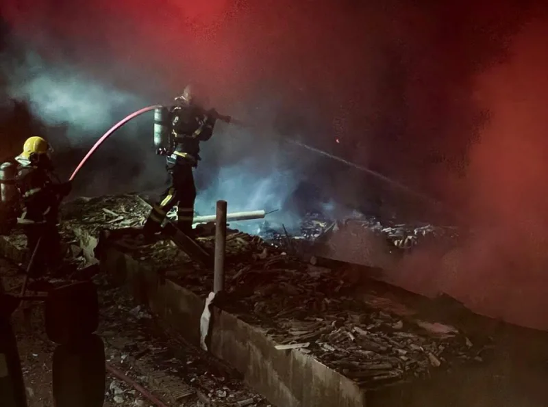 Residência é destruída por incêndio no bairro Barracão, em Orleans