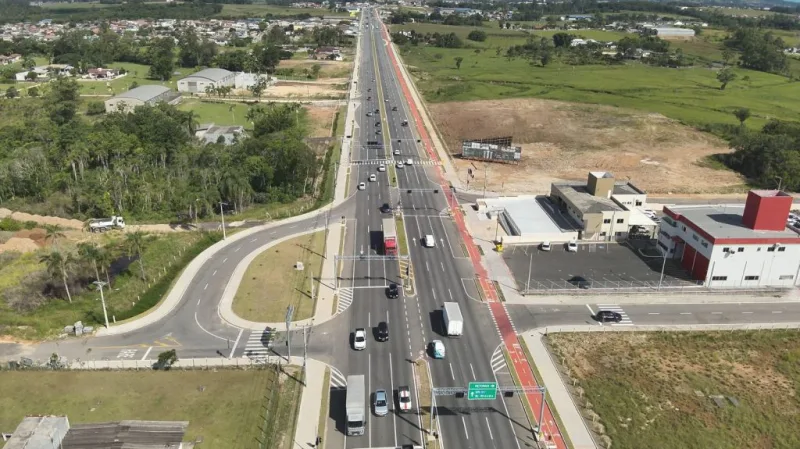 Governo do Estado inaugura duplicação da SC-445 entre a BR-101 e Içara nesta segunda-feira